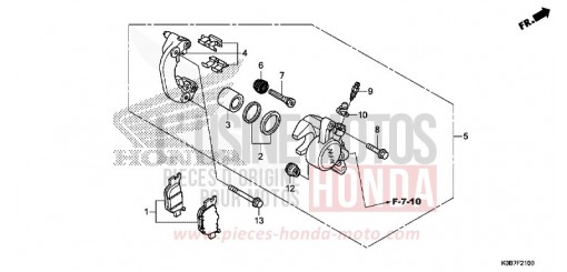 REAR BRAKE CALIPER NSS300AK de 2019